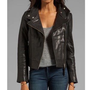 Mackage Lisa Pebble Leather Jacket purchased from Aritzia